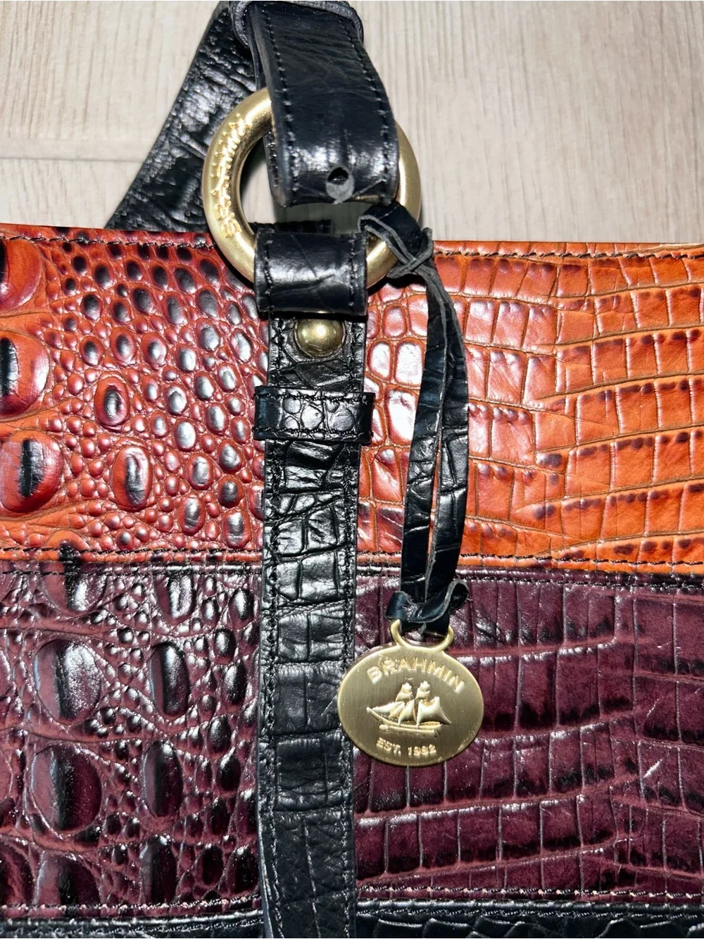 Brahmin structured tote